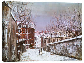 Leinwandbild Rue du Mont-Cenis à Montmartre, undatiert - Maurice Utrillo