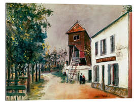Alubild Die Mühle von Sannois, 1915 - Maurice Utrillo
