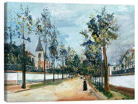 Lienzo Rue de banlieu (suburban street), 1916 - Maurice Utrillo