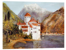 Acrylglasbild Schloss Chillon, 1916 - Maurice Utrillo