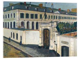 Acrylic print Das Militärhospital Saint-Martin, 1912 - Maurice Utrillo