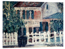 Acrylglasbild Le Lapin Agile, undatiert - Maurice Utrillo
