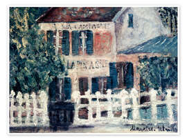 Wandbild Le Lapin Agile, undatiert - Maurice Utrillo