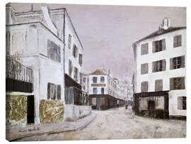 Leinwandbild La rue Norvins, 1910 - Maurice Utrillo