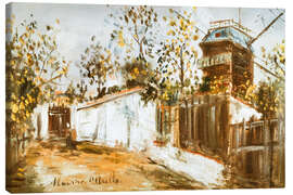 Leinwandbild Le Moulin de la Galette, 1915 - Maurice Utrillo
