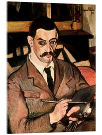 Acrylglasbild Bildnis Utrillos - Suzanne Valadon