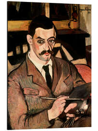 Aluminium print Portrait of Utrillo
