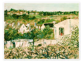 Wandbild La Butte Pinson, 1905 - Maurice Utrillo