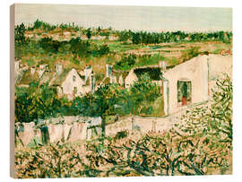 Holzbild La Butte Pinson, 1905 - Maurice Utrillo