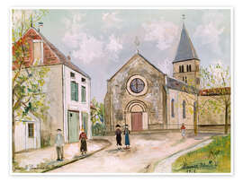 Wandbild Kirche von Simandre, 1928 - Maurice Utrillo