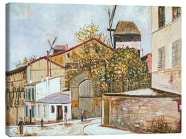 Leinwandbild Le Moulin de la Galette, 1920 - Maurice Utrillo