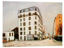 Tableau en verre acrylique Houses of the suburbs, 1912 - Maurice Utrillo