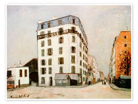 Wandbild Vorstadtshäuser, 1912 - Maurice Utrillo