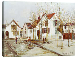 Lienzo Place in Nanterre, undatier - Maurice Utrillo