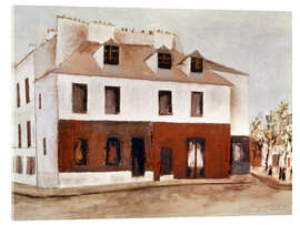 Acrylic print Rue Sainte-Eleuthère, 1911 - Maurice Utrillo