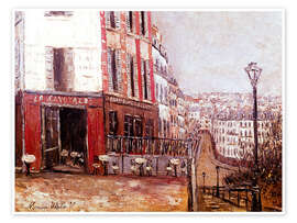 Wandbild La Savoyarde - Maurice Utrillo