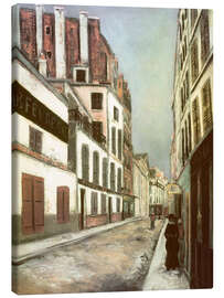 Leinwandbild Die Straße in Saint-Ouen, 1909 - Maurice Utrillo