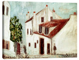 Leinwandbild Das Haus der Mimi Pinson, 1912 - Maurice Utrillo