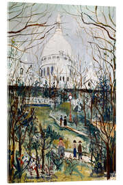 Acrylglasbild Le Sacré-Coeur, 1948 - Maurice Utrillo