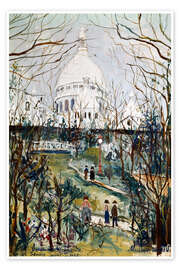 Wandbild Le Sacré-Coeur, 1948 - Maurice Utrillo