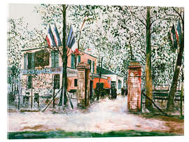 Acrylglasbild Ausflugslokal in Montmagny, 1914