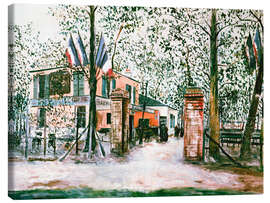 Leinwandbild Ausflugslokal in Montmagny, 1914