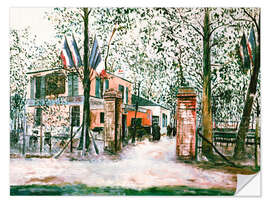 Wandsticker Ausflugslokal in Montmagny, 1914