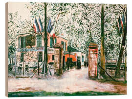 Holzbild Ausflugslokal in Montmagny, 1914