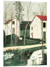 Acrylglasbild Le Ravin de Presles, 1917 - Maurice Utrillo