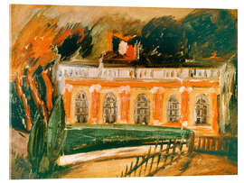 Tableau en verre acrylique Le Grand Trianon, 1915 - Maurice Utrillo