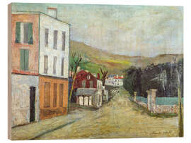 Holzbild Korsische Landschaft, 1913 - Maurice Utrillo