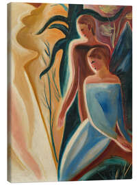 Tableau sur toile Coastal Portrait of Two Women - Willi Baumeister