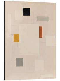 Alubild Ebene Spannung, eine Abstraktion