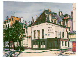 Acrylglasbild La Maison Carbonnel, Quai de la Tournelle, 1920 - Maurice Utrillo