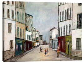 Lienzo Rue du Mont-Cenis, 1948 - Maurice Utrillo