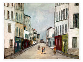 Wandbild Rue du Mont-Cenis, 1948 - Maurice Utrillo