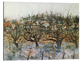 Alubild Apfelbäume in Montmagny, 1909 - Maurice Utrillo