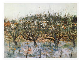 Wandbild Apfelbäume in Montmagny, 1909 - Maurice Utrillo