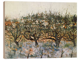 Holzbild Apfelbäume in Montmagny, 1909 - Maurice Utrillo