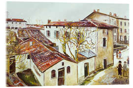 Acrylglasbild Le Presbytère du saint curé d'Ars, 1932 - Maurice Utrillo