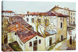 Leinwandbild Le Presbytère du saint curé d'Ars, 1932 - Maurice Utrillo