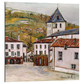 Alubild Kirchplatz, 1948 - Maurice Utrillo