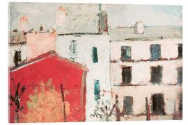 Akryylilasitaulu Houses - Maurice Utrillo