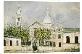 Acrylglasbild St. Pierre de Montmatre, 1914 - Maurice Utrillo