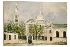 Holzbild St. Pierre de Montmatre, 1914 - Maurice Utrillo