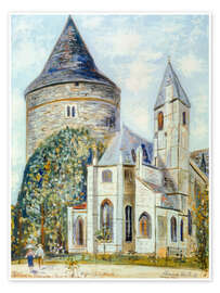 Poster Château de Châteaudun (Eure-et-Loir), 1936 - Maurice Utrillo