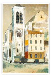 Wandbild Saint-Nicolas-du-Chardonnet, 1911 - Maurice Utrillo