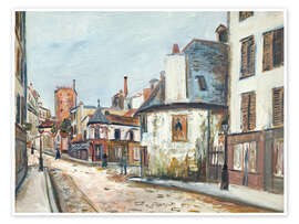 Wandbild Die Taverne La Belle Gabrielle - Maurice Utrillo