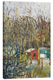 Leinwandbild La Butte Pinson, 1908 - Maurice Utrillo