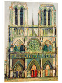 Acrylglasbild Notre-Dame, 1910